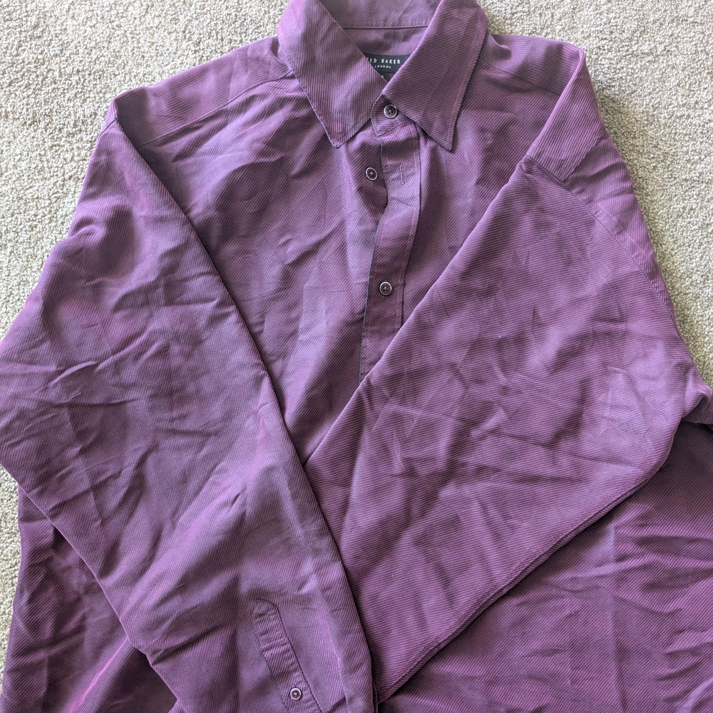 Ted Baker Plum Textured Shirt